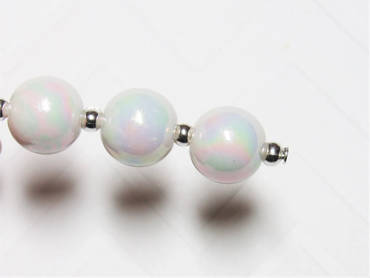10mm White AB Bubblegum Beads, Chunky Bubblegum Beads, Gumball Beads, Acrylic Beads, Fairy Kawaii Bead Chunky Bubblegum Bead Chunky Bead