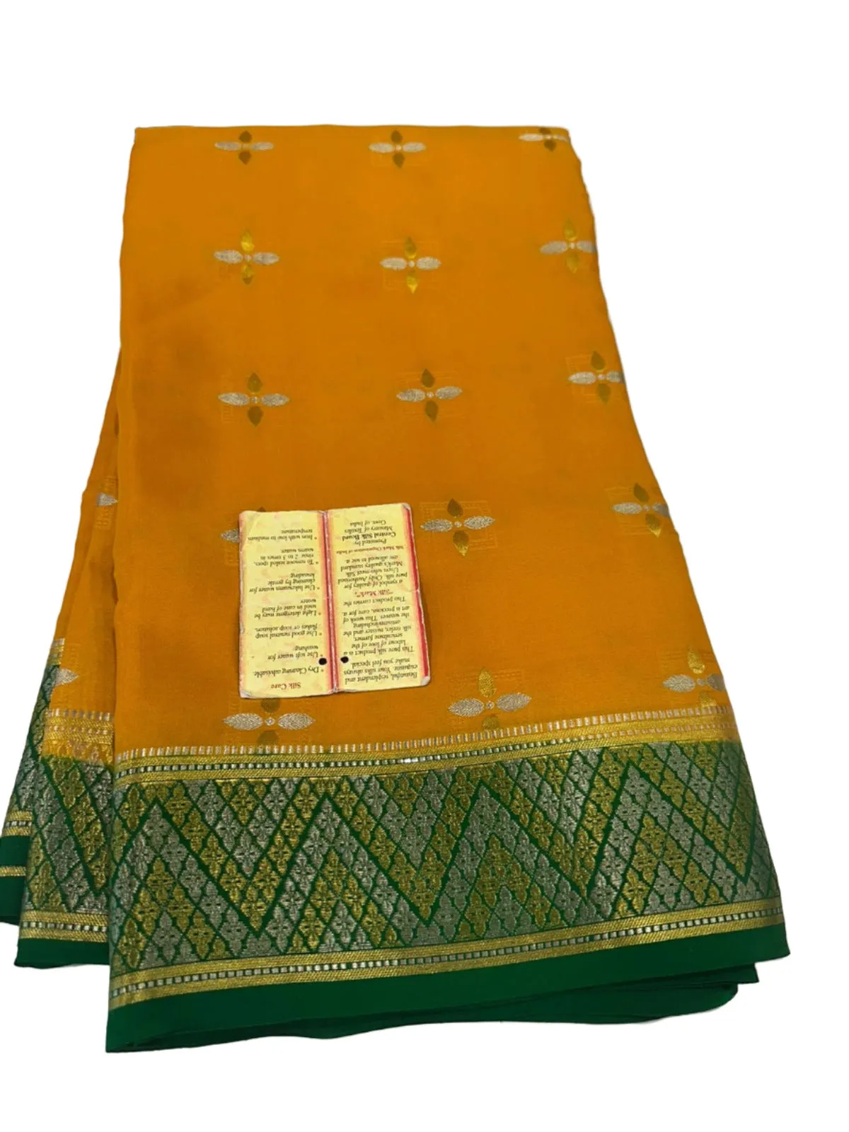 120gm Thickness Pure Mysoore Silk Saree