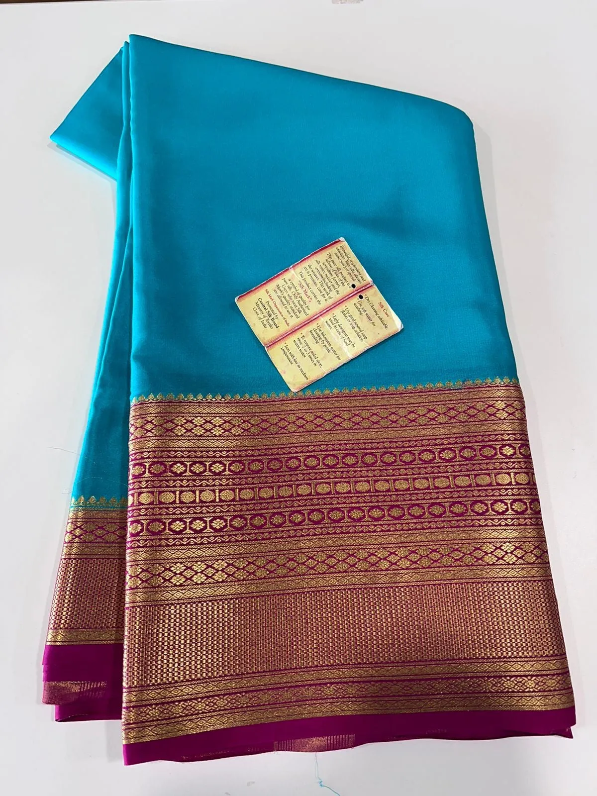120gm Thickness Pure Mysoore Silk Saree