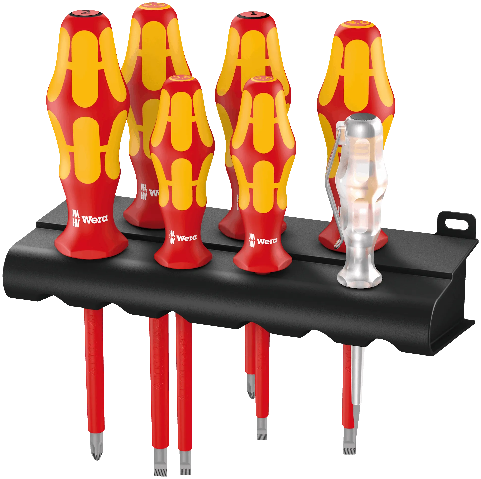 160 i/165 i/7 Rack screwdriver set Kraftform Plus Series 100, voltage tester and rack