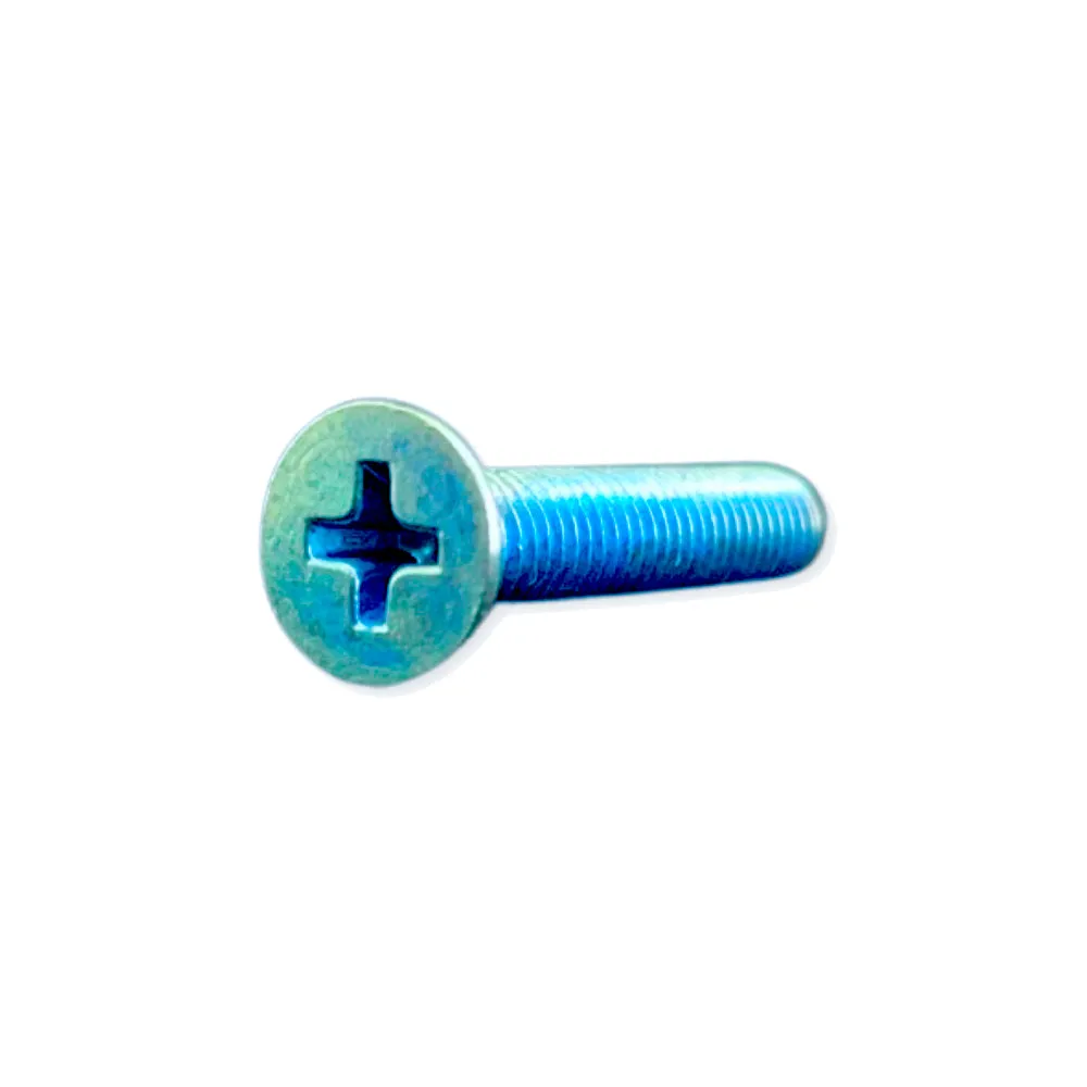 1" Blue Zinc Phillips Mounting Hardware 500 Pack