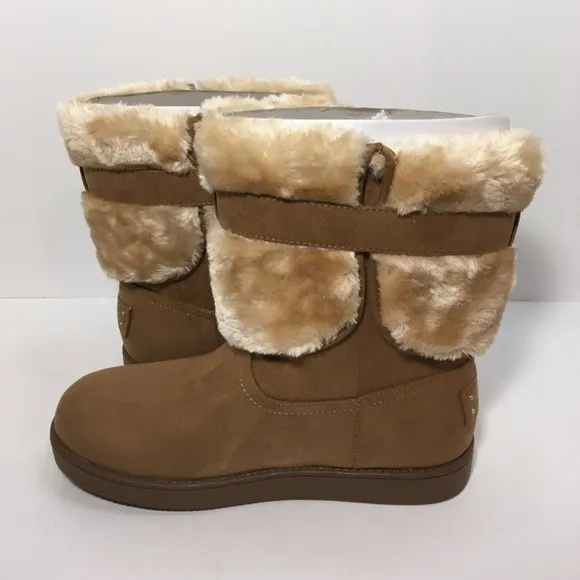 #20 GBG Los Angeles Adlea  medium brown women’s boots size 5.5M NIB