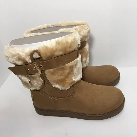 #20 GBG Los Angeles Adlea  medium brown women’s boots size 5.5M NIB