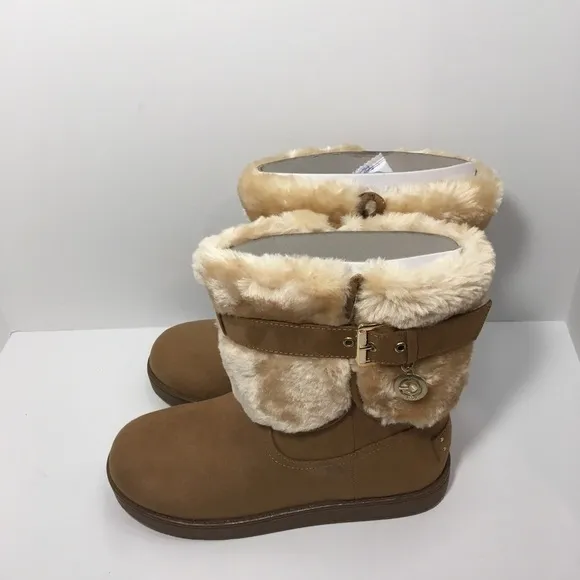 #20 GBG Los Angeles Adlea  medium brown women’s boots size 5.5M NIB