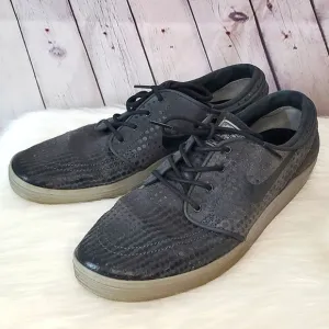 2014 Nike SB Stefan Janoski Lunar Anthracite Gray Lace Up Sneakers Mens Sz 9.5