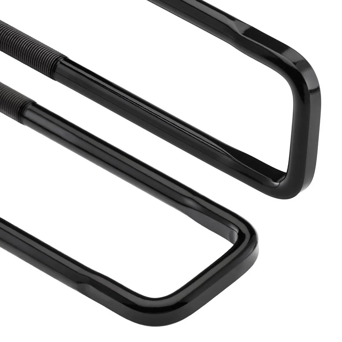 2019-2023 Chevrolet Silverado 3500HD Rear Suspension Lift Blocks with Premium Forged Flat Top U-Bolts 2WD 4WD