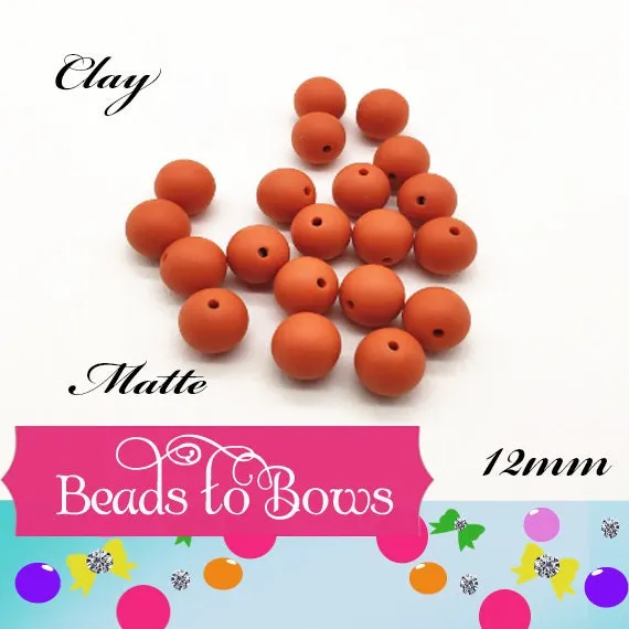 30 - 12mm Matte Slate Blue Bubblegum Beads, Chunky Bubblegum Beads, Chunky Necklace Bead, Gumball Beads, Bubblegum Beads, Bead Supply