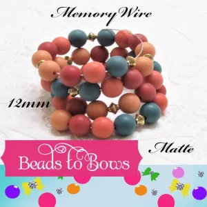 30 - 12mm Matte Slate Blue Bubblegum Beads, Chunky Bubblegum Beads, Chunky Necklace Bead, Gumball Beads, Bubblegum Beads, Bead Supply