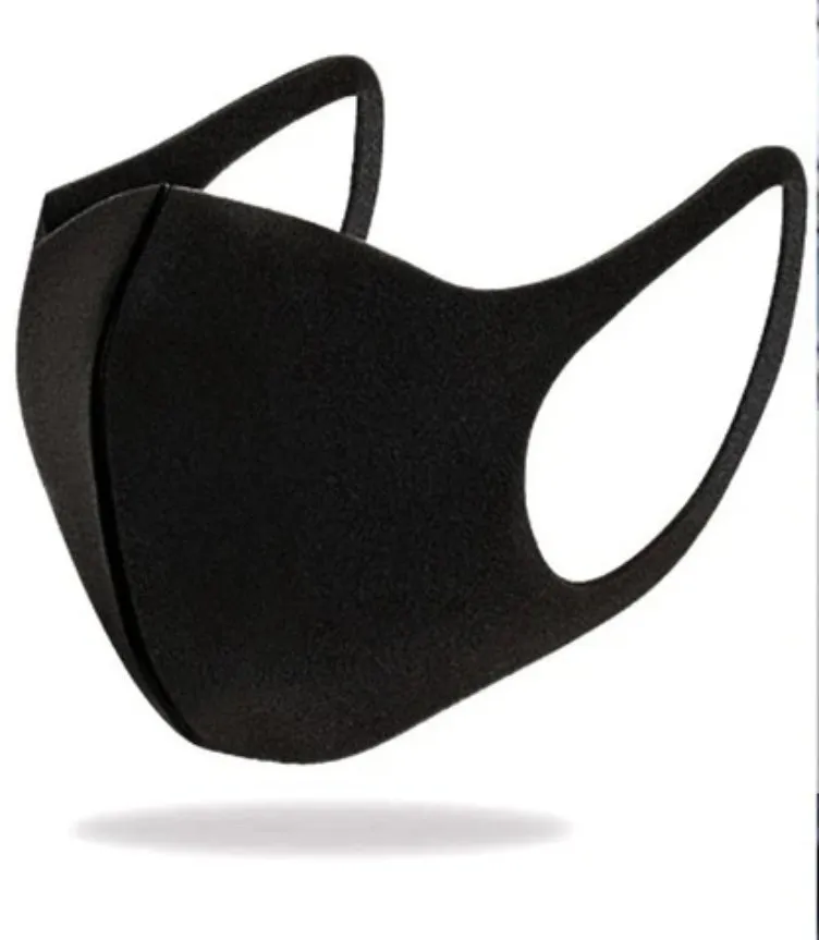 5 pack Reusable Face Mask, Adult, Unisex, One-Size, Stretchy,  Comfortable Fit