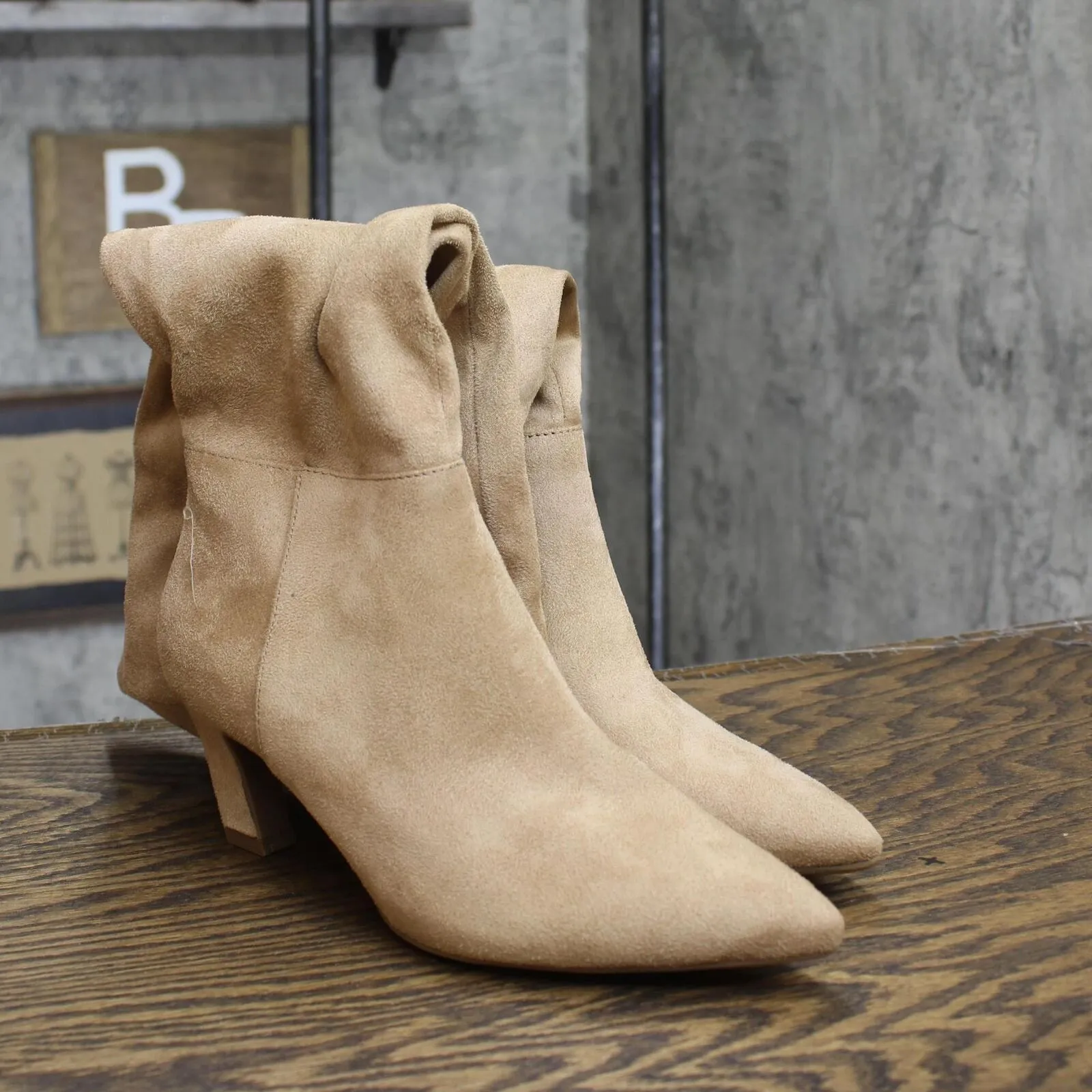 A New Day Women's Raye Tall Dress Boots 88375212 Taupe Brown 6M