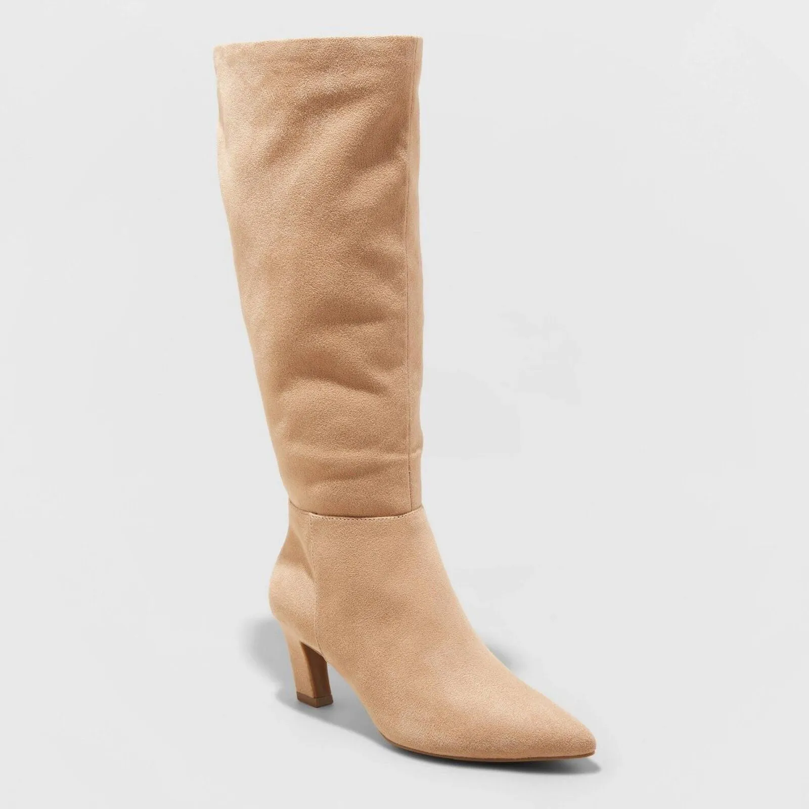 A New Day Women's Raye Tall Dress Boots 88375212 Taupe Brown 6M
