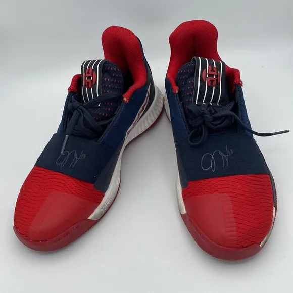 ADIDAS Harden Vol. 3 'Rockets 90s Jersey Shark #13 Kids Sneakers Size 5