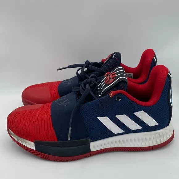ADIDAS Harden Vol. 3 'Rockets 90s Jersey Shark #13 Kids Sneakers Size 5