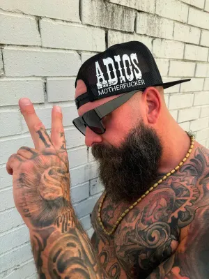 ADIOS SIDE STYLE BLACK HAT