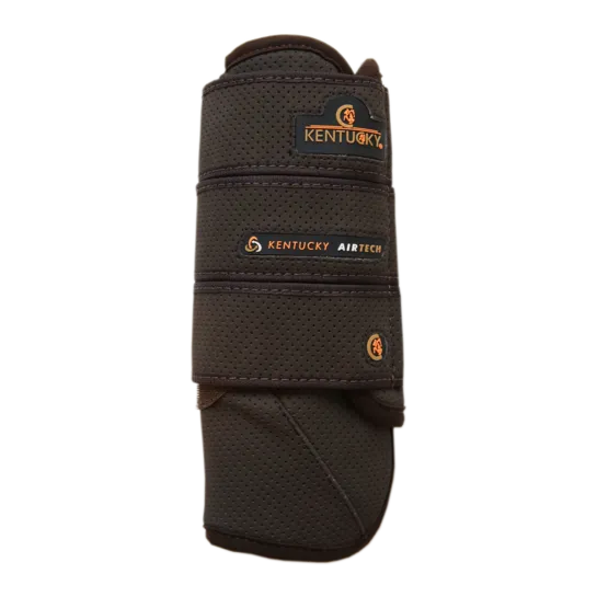 Air Tech Eventing Boots Front - Brown