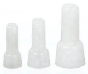 AIRNIX TERMINAL CE2 MEDIUM CLOSED END CAP, CLEAR, CRIMP, INSULATED