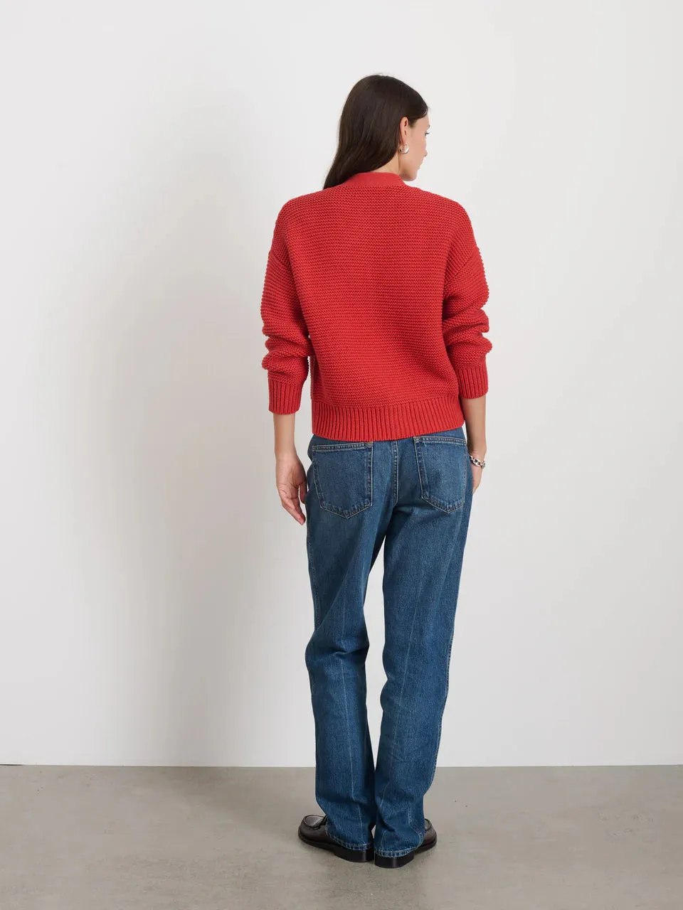 Alex Mill - Nico Chunky Cardigan (Marmalade)