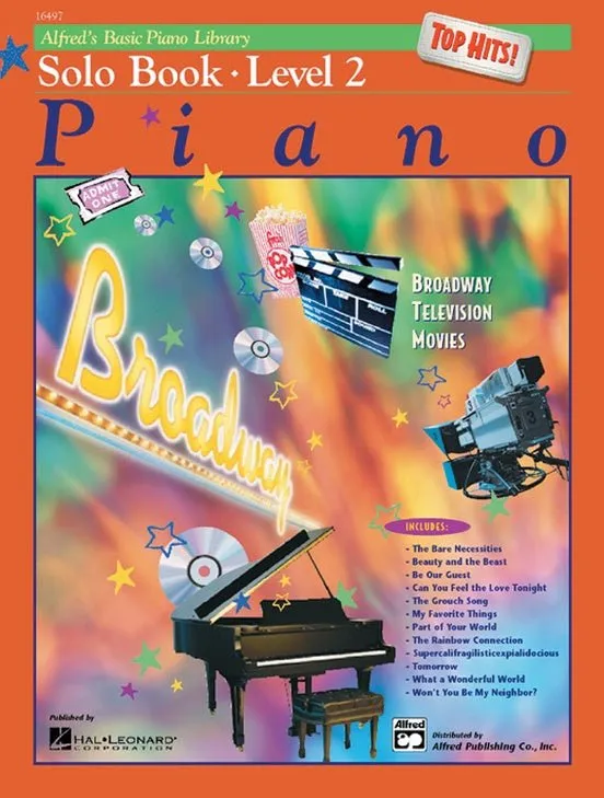 Alfred's Basic Piano Course: Top Hits! Solo Book 2 - with CD