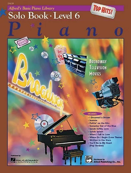 Alfred's Basic Piano Library: Top Hits! Solo Book 6