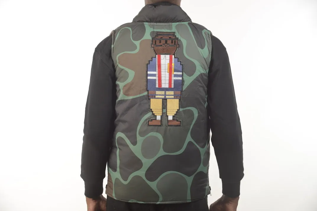 Almighty “W” Reversible Vest (Green Camo)