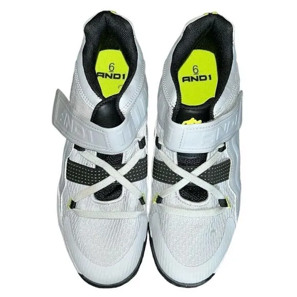 And1 Boys Gray Hightop Sneakers(Size 6)
