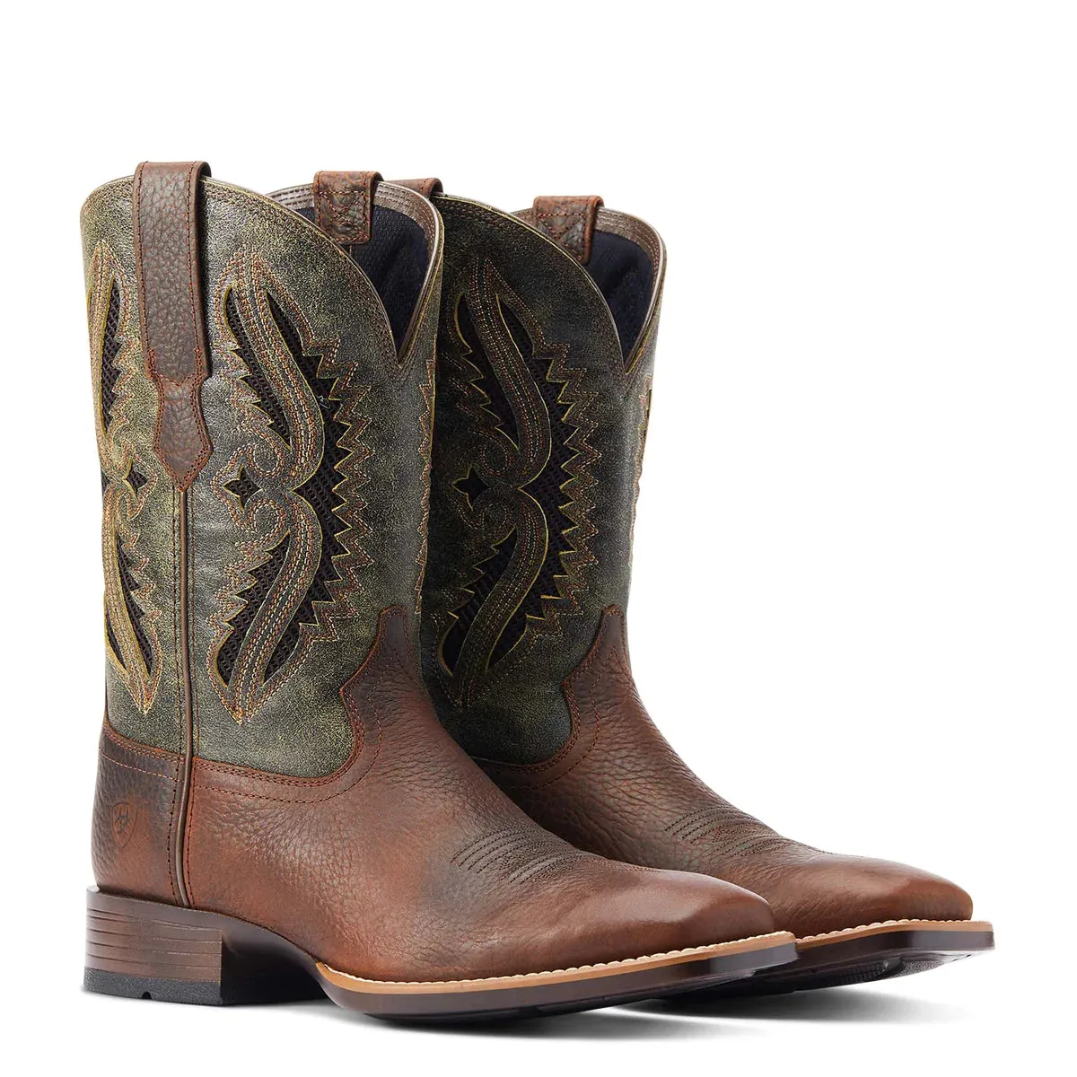 Ariat Rowder Venttek 360 Mens Boots Rowdy Rust & Green