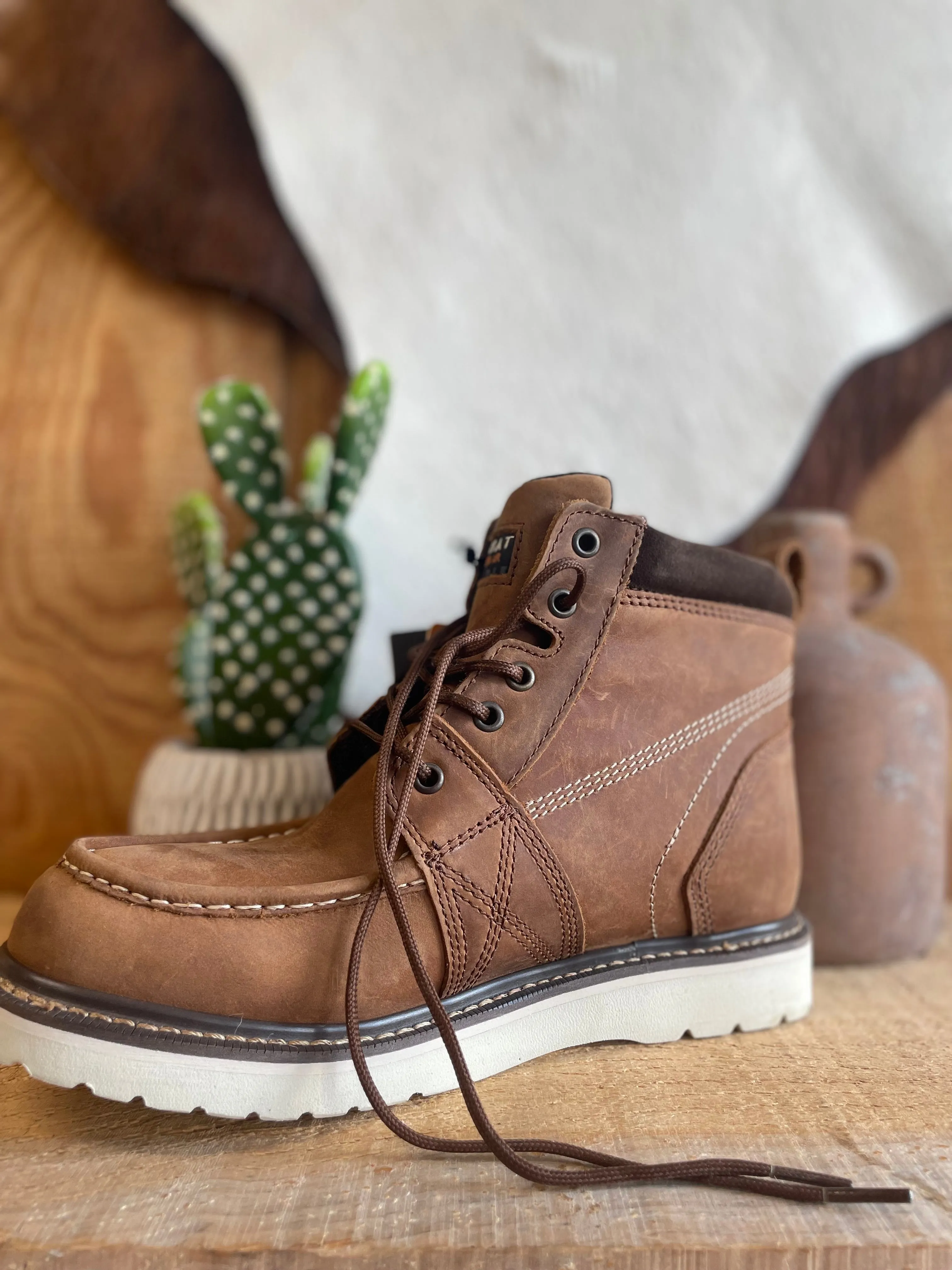 Ariat Womens Rebar Wedge Moc Toe Boots