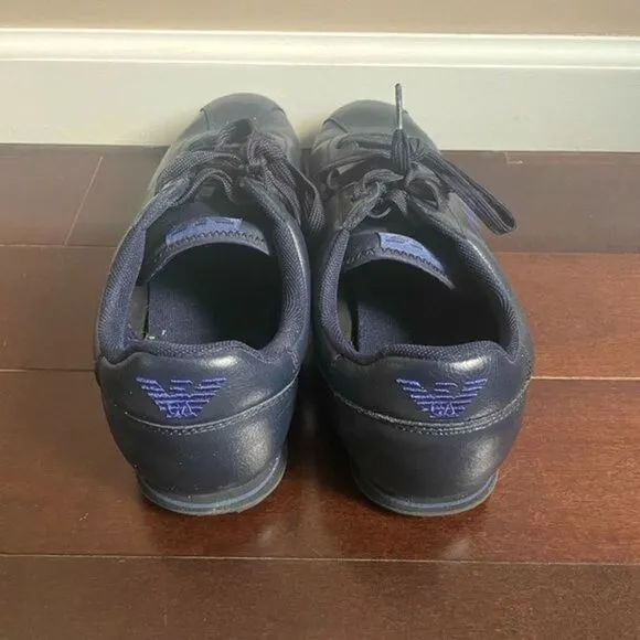 Armani Jeans Vintage Blue Sneakers Mens 9.5