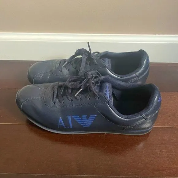 Armani Jeans Vintage Blue Sneakers Mens 9.5