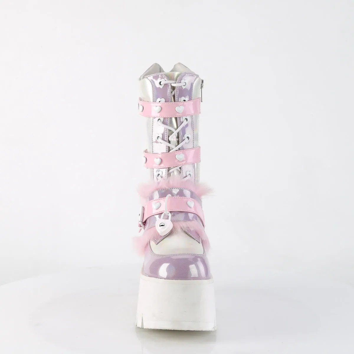 ASHES-120  Baby Pink-Lavender Holographic Patent