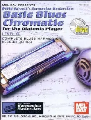 Basic Blues Chromatic for the Diatonic Player Level 3 (Book & CD)