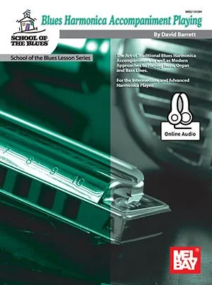 Blues Harmonica Accompaniment Playing Book & Online Audio