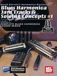 Blues Harmonica Jam Tracks & Soloing Concepts #1 (Book   Online Audio)
