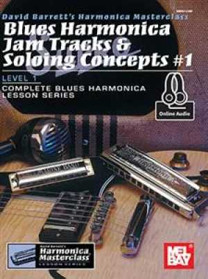 Blues Harmonica Jam Tracks & Soloing Concepts #1 (Book   Online Audio)