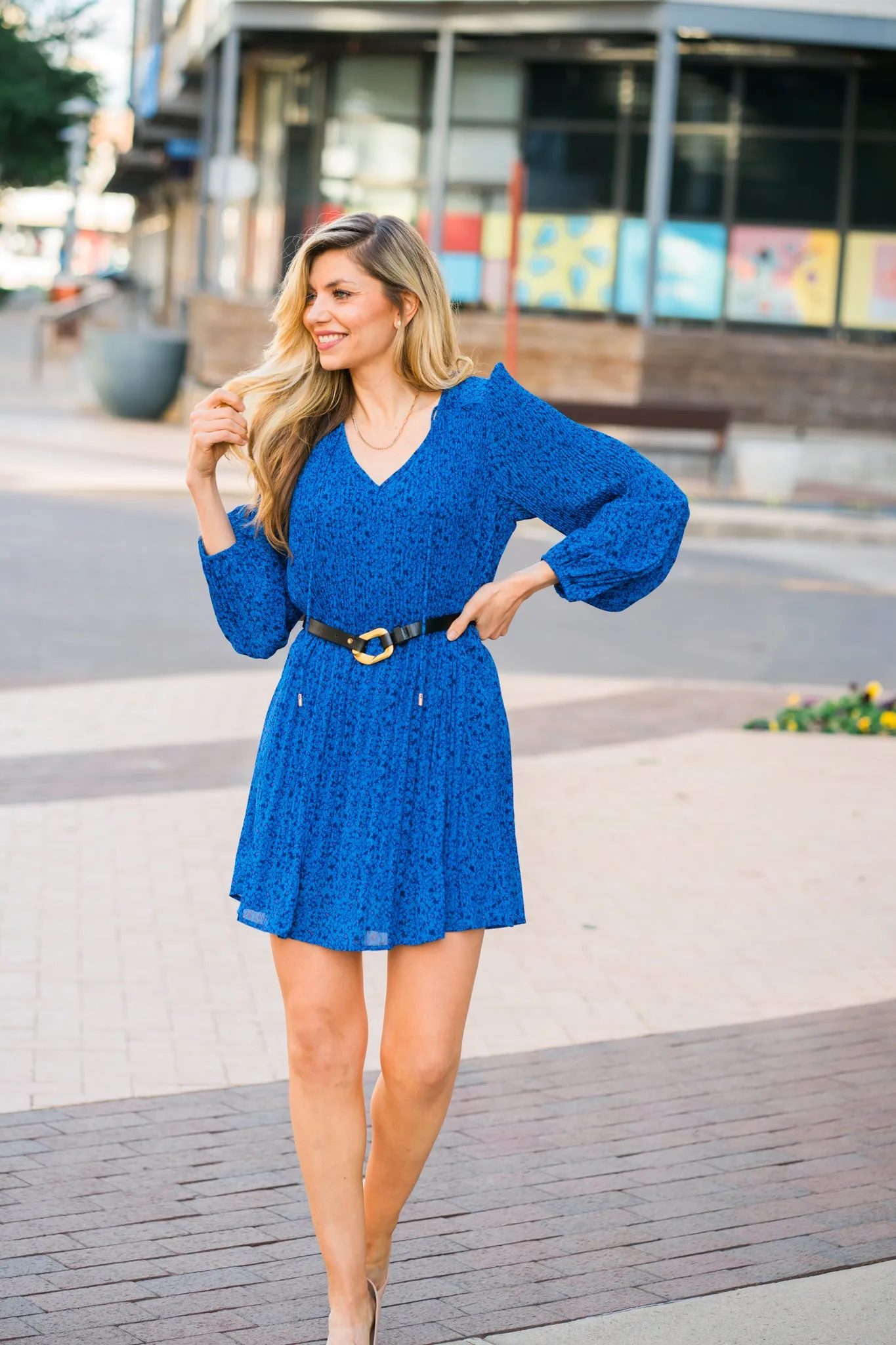 Bowie Surplice Dress (Curvy)