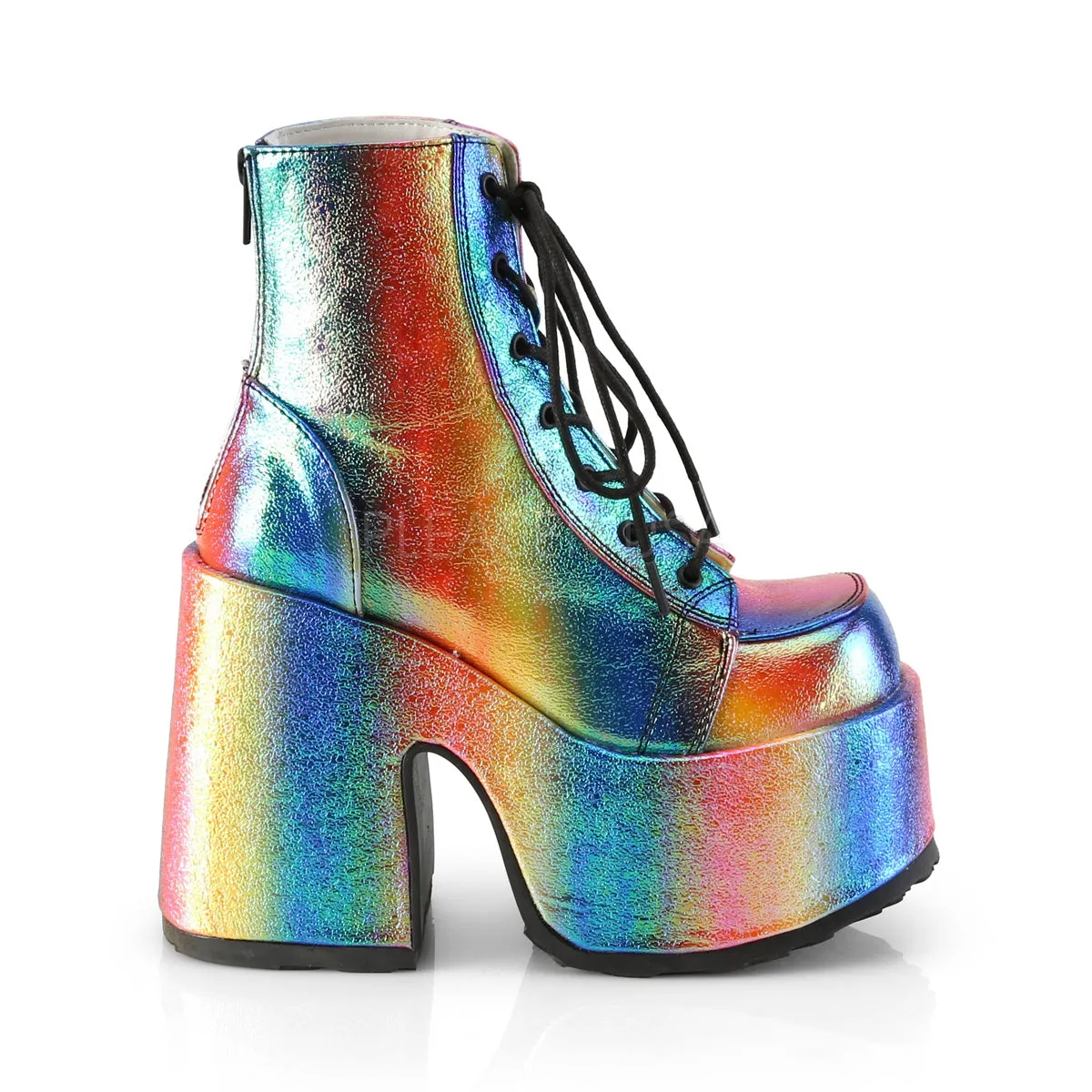 CAMEL-203  Rainbow Iridescent Vegan Leather
