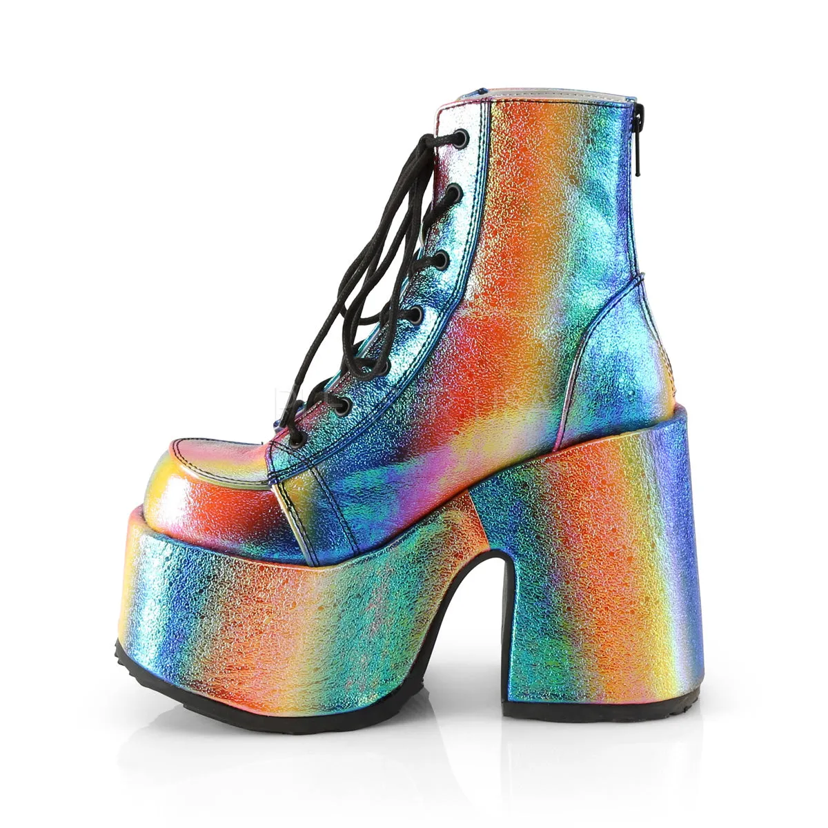 CAMEL-203  Rainbow Iridescent Vegan Leather