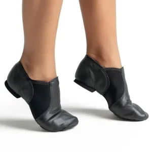 CAPEZIO E-Series Slip-on Jazz Shoe in Black EJ2