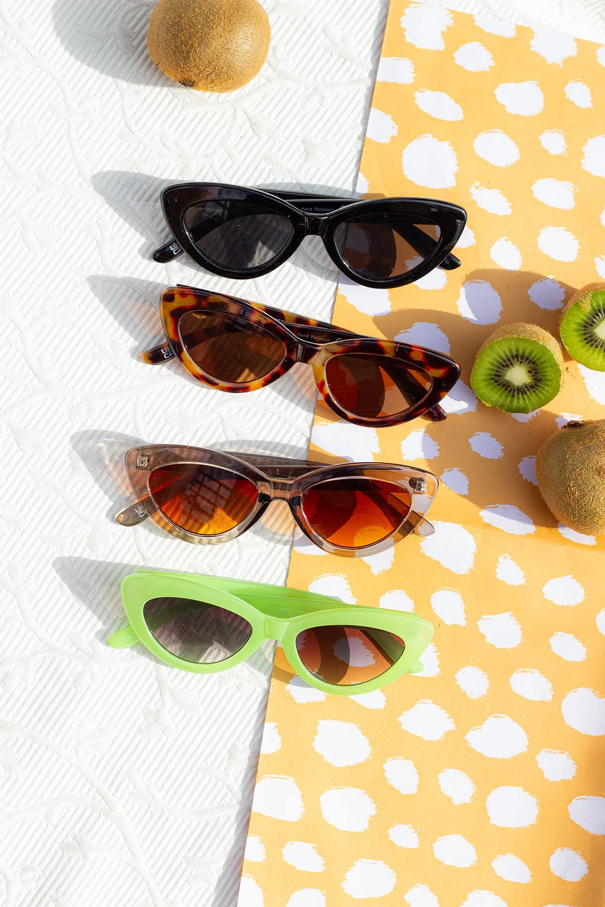 Chunky Mini Cat Eye Sunglasses