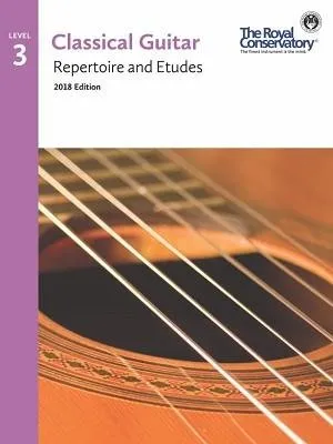Classical Guitar Repertoire and Etudes Level 3