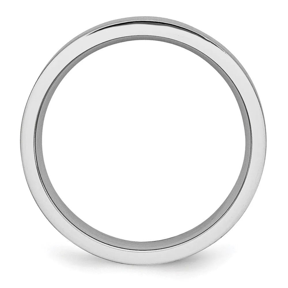 Cobalt Flat Satin 5mm Band