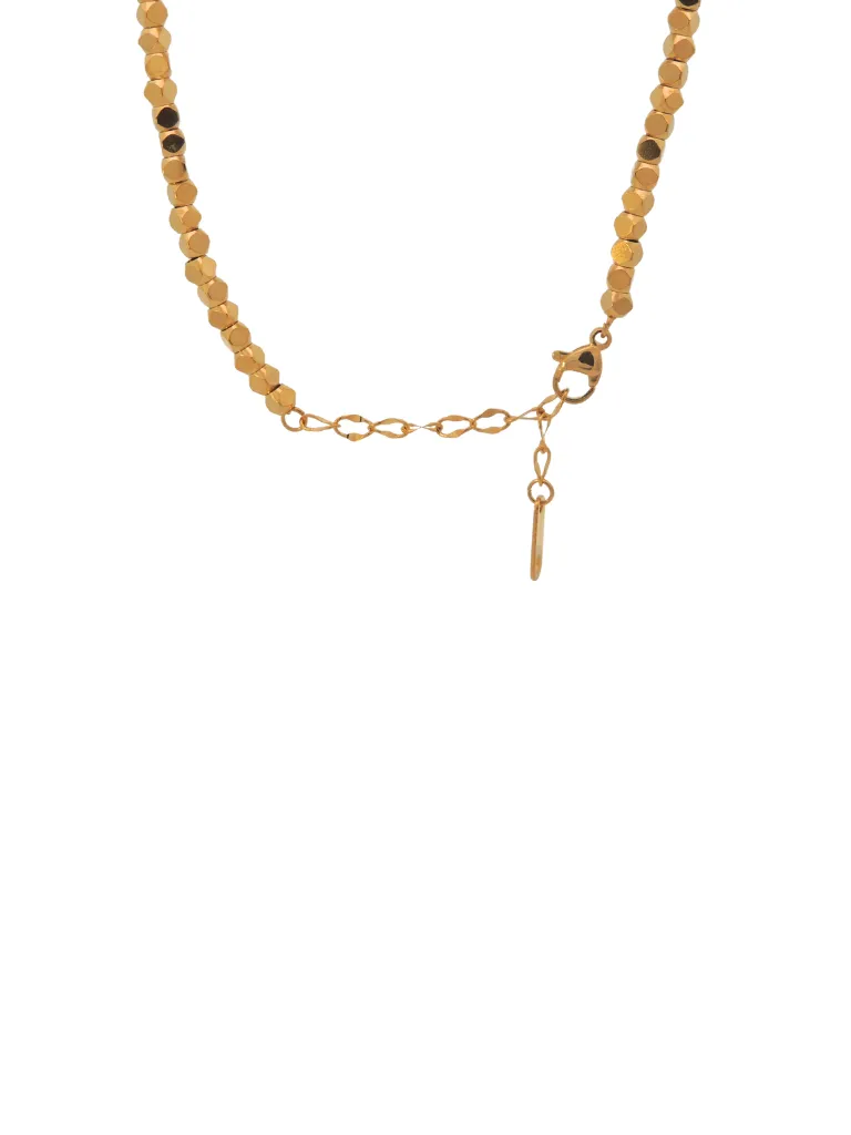 Collar Dorado Cuadritos