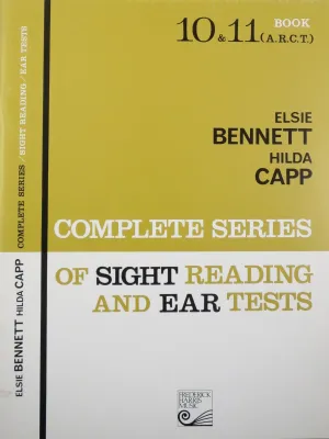 Complete Series of Sight Reading and Ear Tests Book 10&11/ARCT   Discontinued