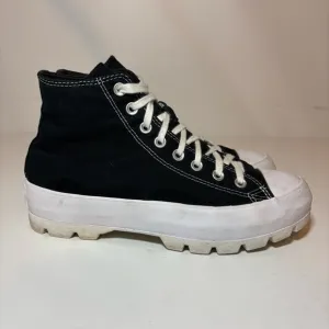 Converse Chuck Taylor All Star Lugged High Women’s Size 10 Black White Platform