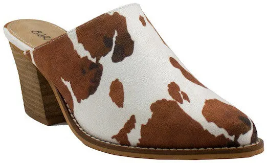 Cowhide Mules