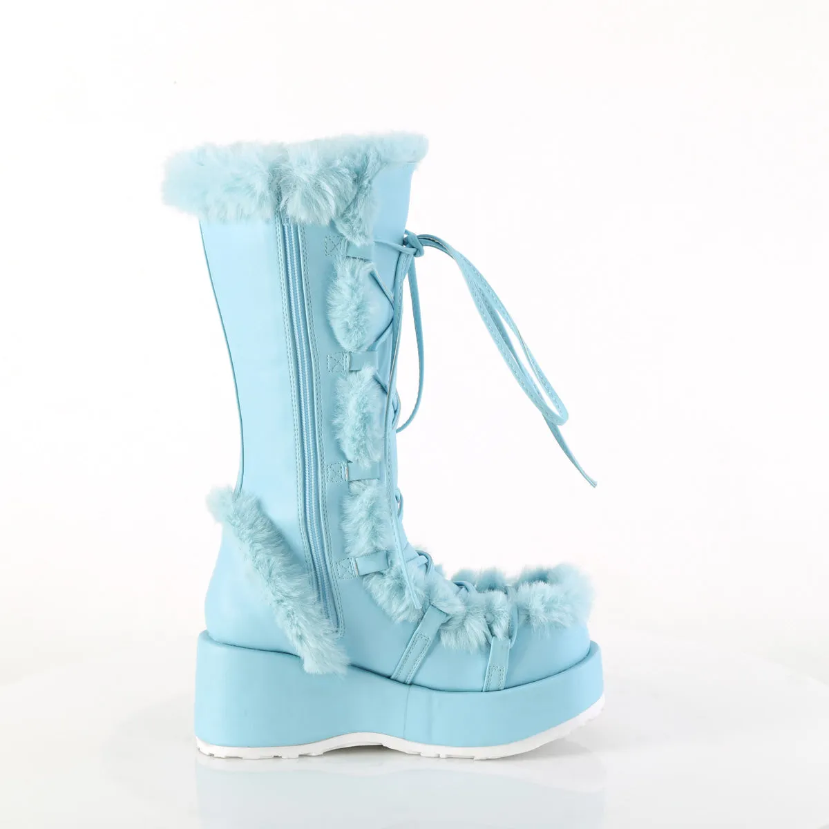 CUBBY-311  Baby Blue Vegan Leather