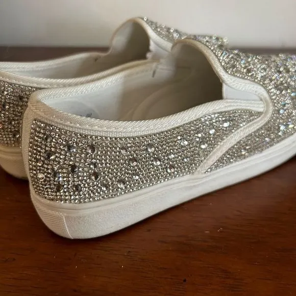 David’s Bridal Wedding Rhinestone Sneakers
