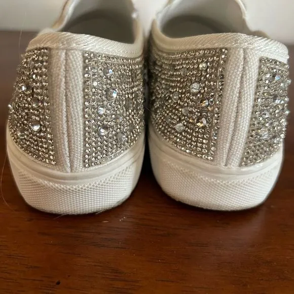 David’s Bridal Wedding Rhinestone Sneakers