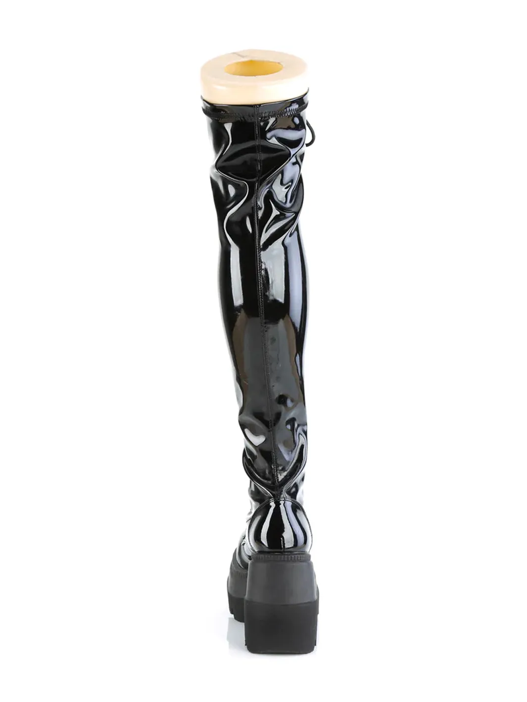 DEMONIA SHAKER-374 - BLACK PATENT ✰ PRE ORDER ✰