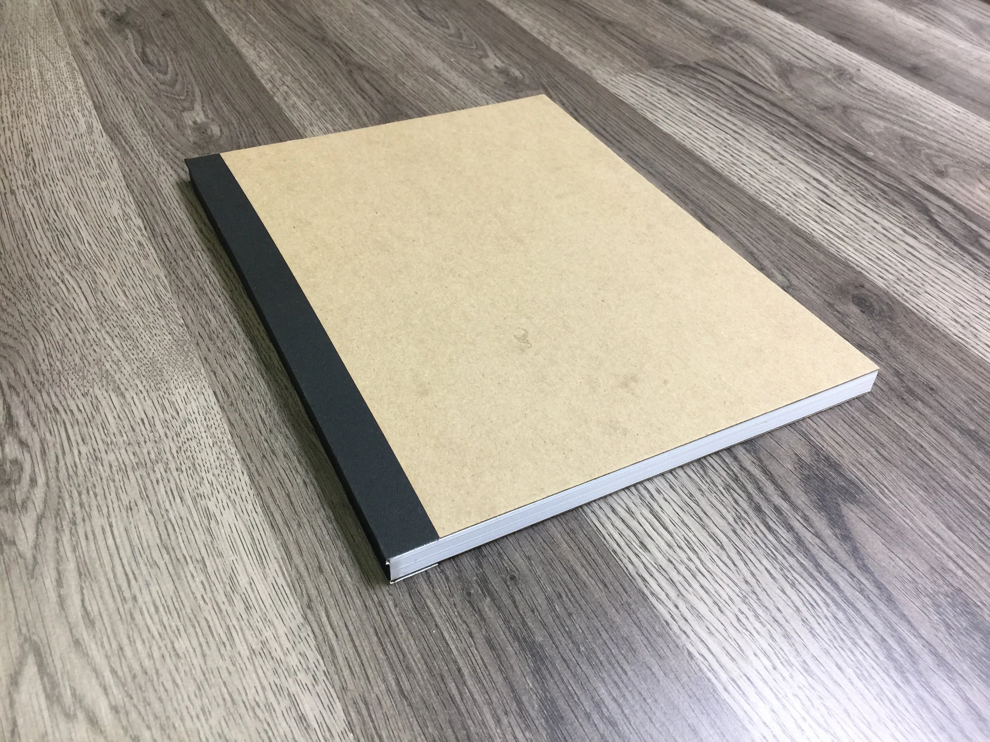 Design Ideation LAY FLAT sketchbook. Removable sheet, journal style SIMPLE SKETCH book. Multi-media. (8.5" x 11")LF-50100-LS